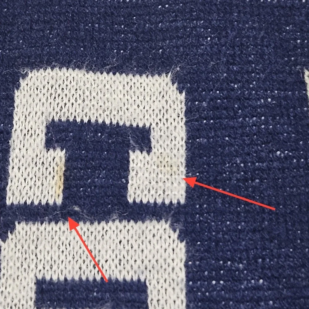 Dallas Cowboys Scarf Blue Knit Star Logo NFL Fan Gear Texas Football Team Spirit